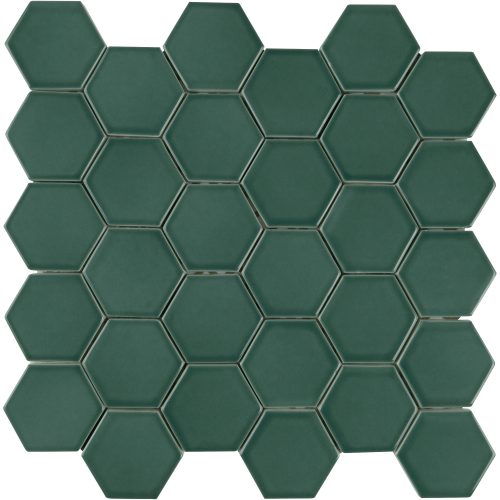 Jade Gloss Hex Mosaic A