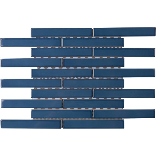 Marlin Blue Gloss 1x6 Mosaic A