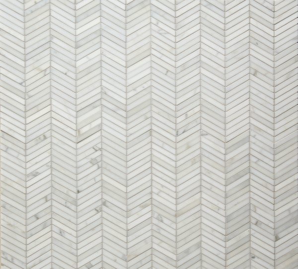 Tangent Chevron Calacatta