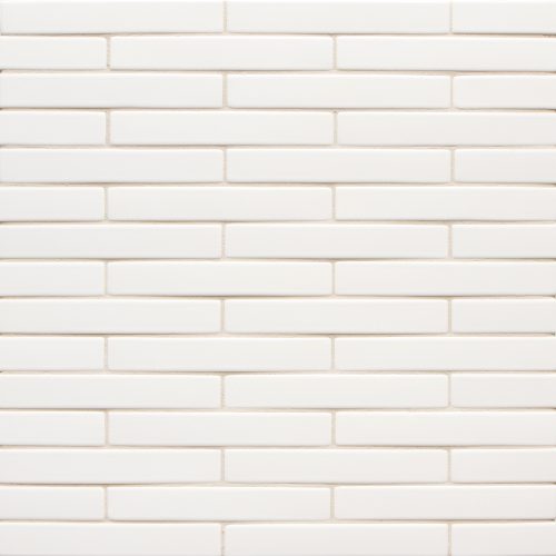 White Gloss 1x6 Mosaic Gb