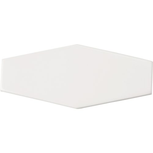 White Matte Long Hex A