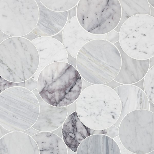 alison rose sfera lilac waterjet mosaic
