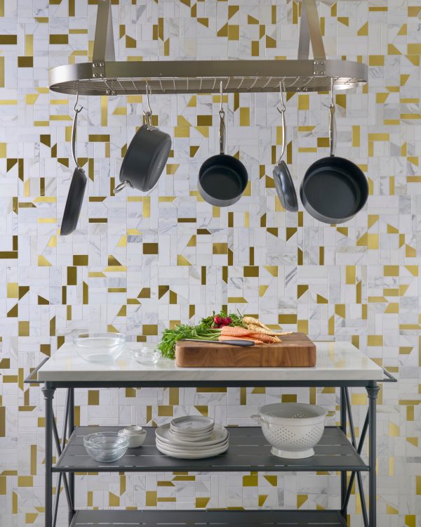 ARCHITETTO MODULO CALACATTA (H) W/ BRASS - Image 2