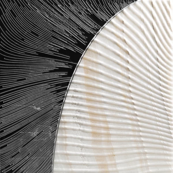 duo by alison rose nero/vanilla onyx decorative tile