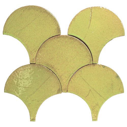 clara tierra madre 7" conche apple high fire ceramic tile