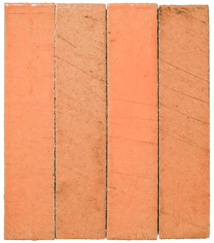 clara tierra madre 2x8 cantaloupe high fire ceramic tile