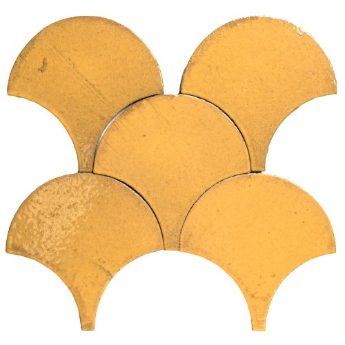 clara tierra madre 7" conche mango high fire ceramic tile