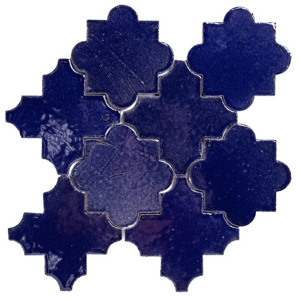 clara tierra madre arabesque pattern 8c royal high fire ceramic tile