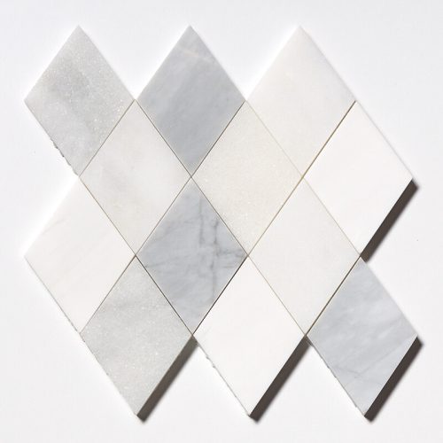 afyon white, avenza light, dolomite, gla multi finish almas marble mosaic