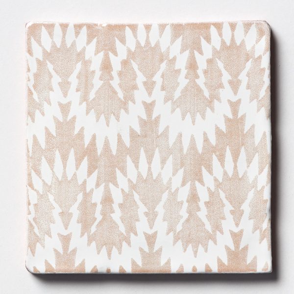 vintage linen flama glossy glazed terracotta tile