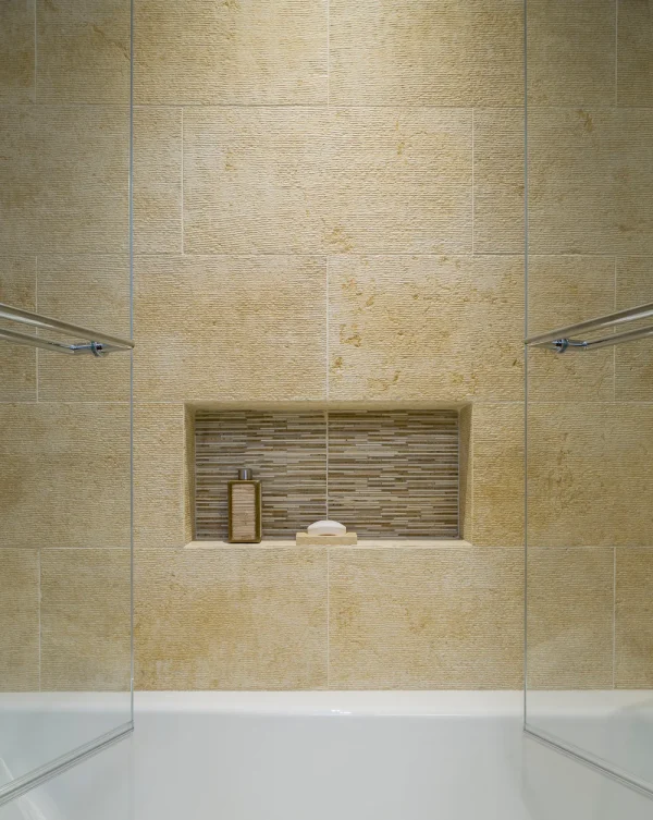 Raked Jerusalem Pearl Limestone Tile | Designer Floors of Houston