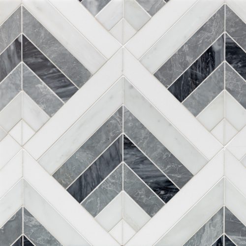 arrowhead grey waterjet mosaic
