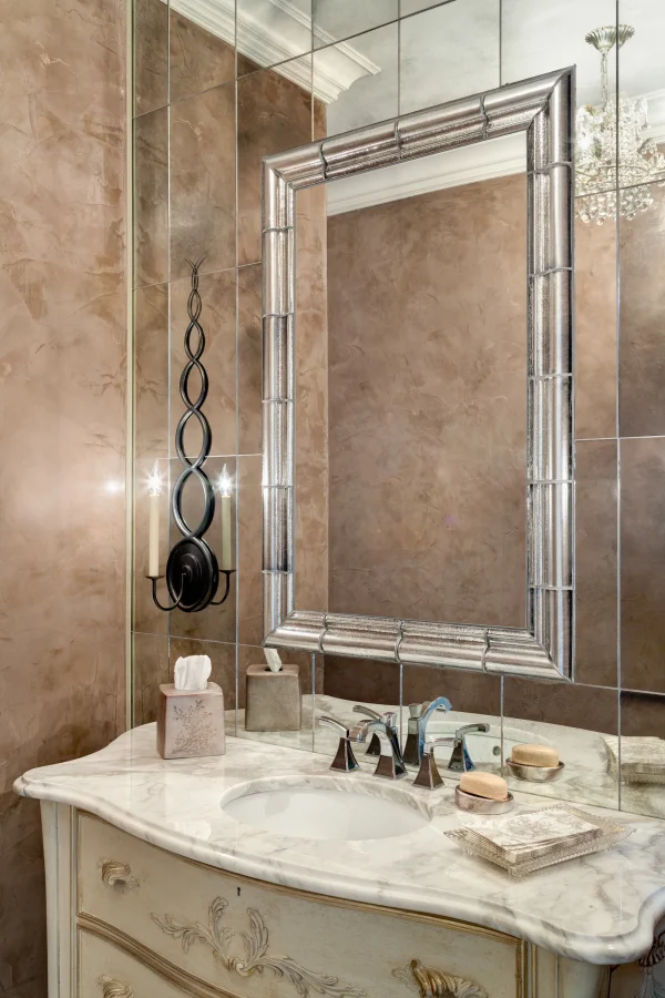 charleston mirror hand silvered tile