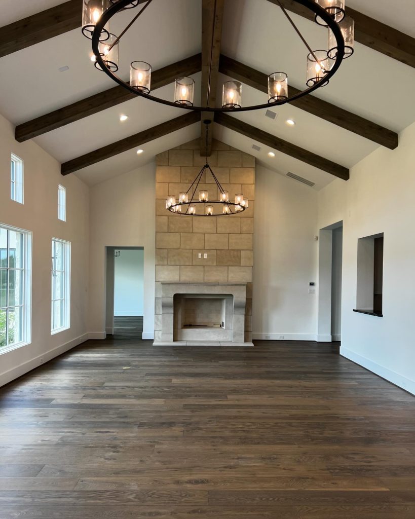 rodeo inspired rustic wood flooring design ideas