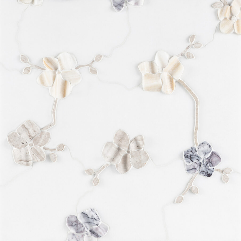 artistic tile marble floral tile flooring