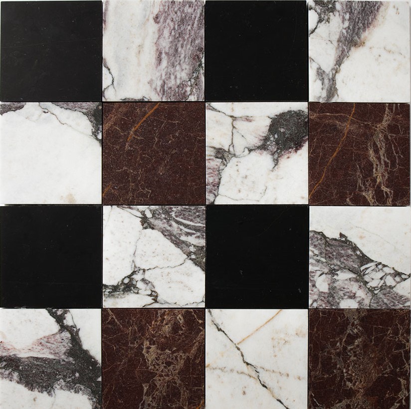 marble systems chester plaid checkerboard tile flooring
