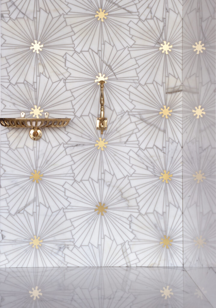 mosaic surface coco soft floral tile for families