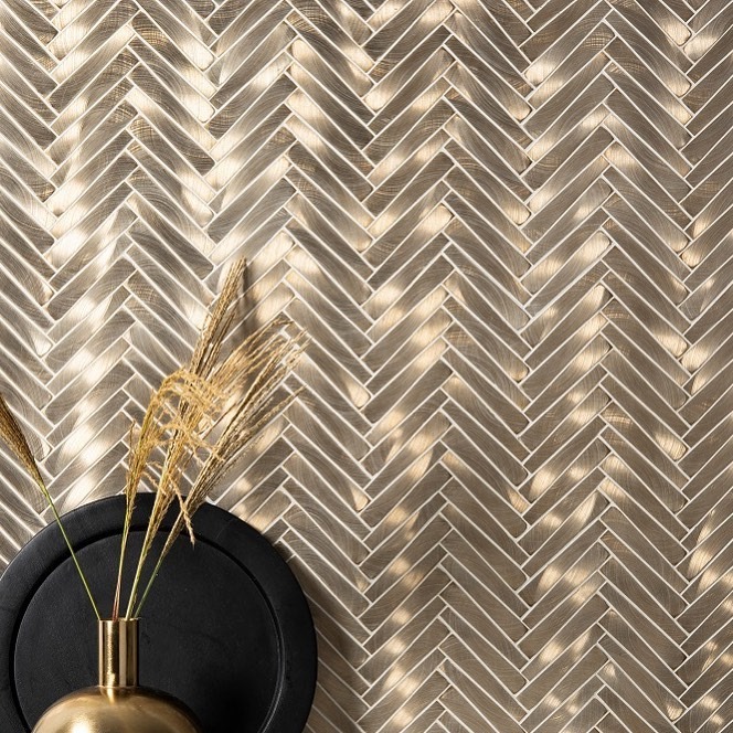 taboo magic inspired metallic tile