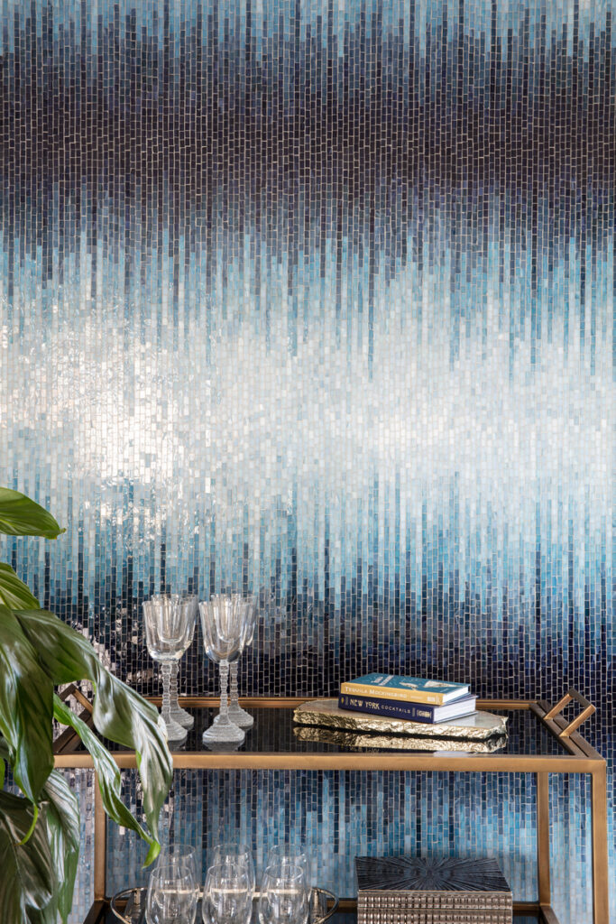 billie ombre blue bar tile design