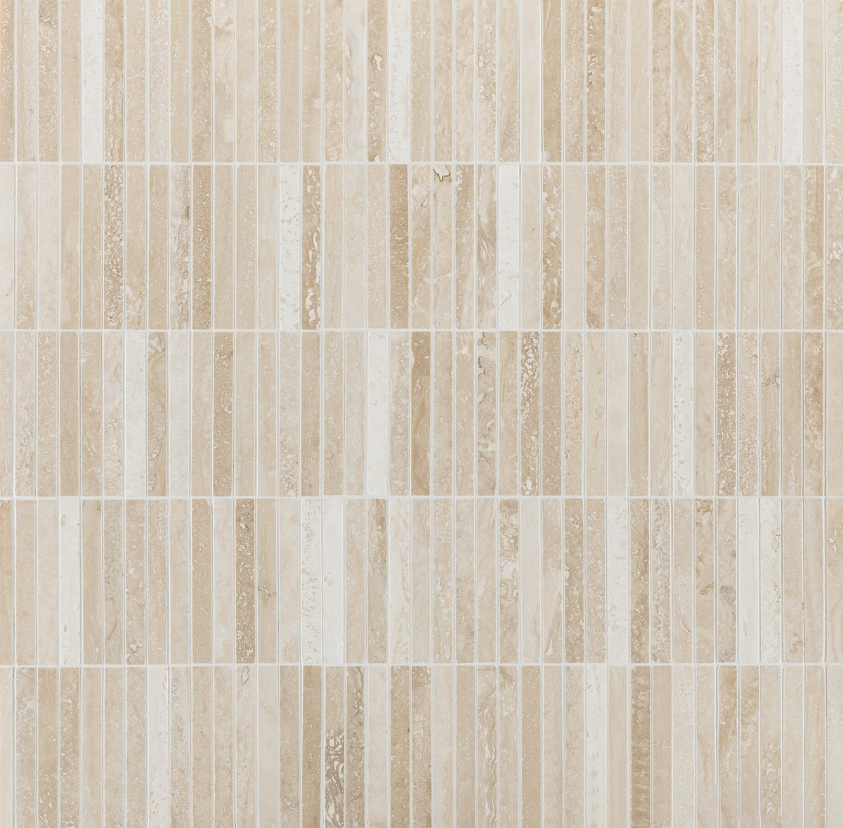 Abbey Road Bianco Dei Travertine Mosaic