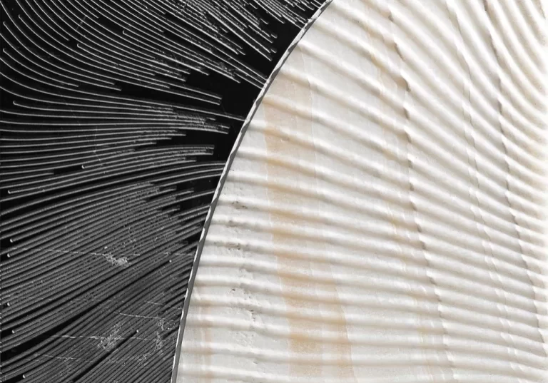 duo by alison rose nero/vanilla onyx decorative tile