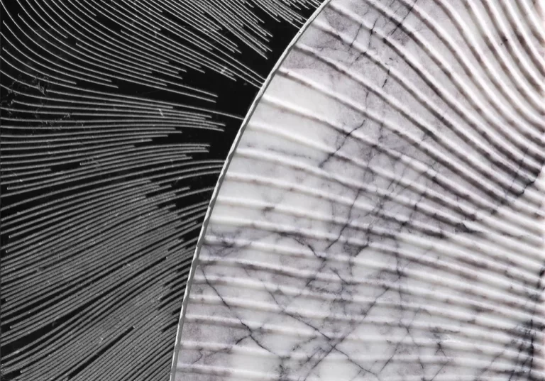duo by alison rose nero/lilac decorative tile