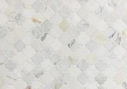 cotswold clover calacatta gold marble mosaic