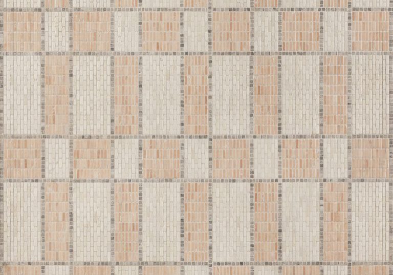 windowpane plaid pink mosaic